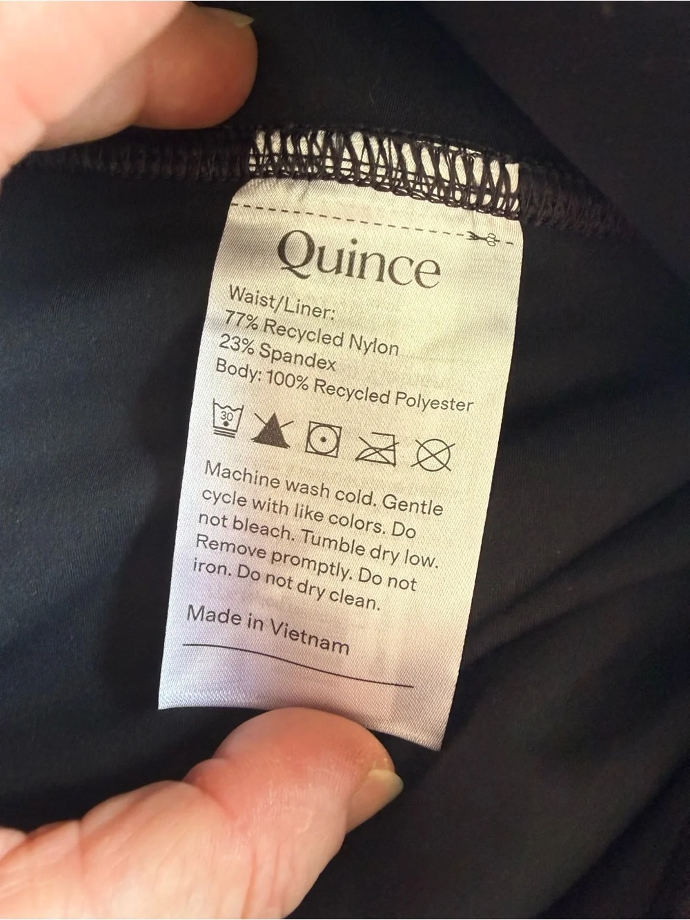 Quince Black Court Sport Pleated Tennis Skirt Skort Built In Shorts XL BNWT